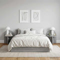 vidaXL Stolik nocny 2 pcs Szary Sonoma 40 x 35,5 x 45,5 cm