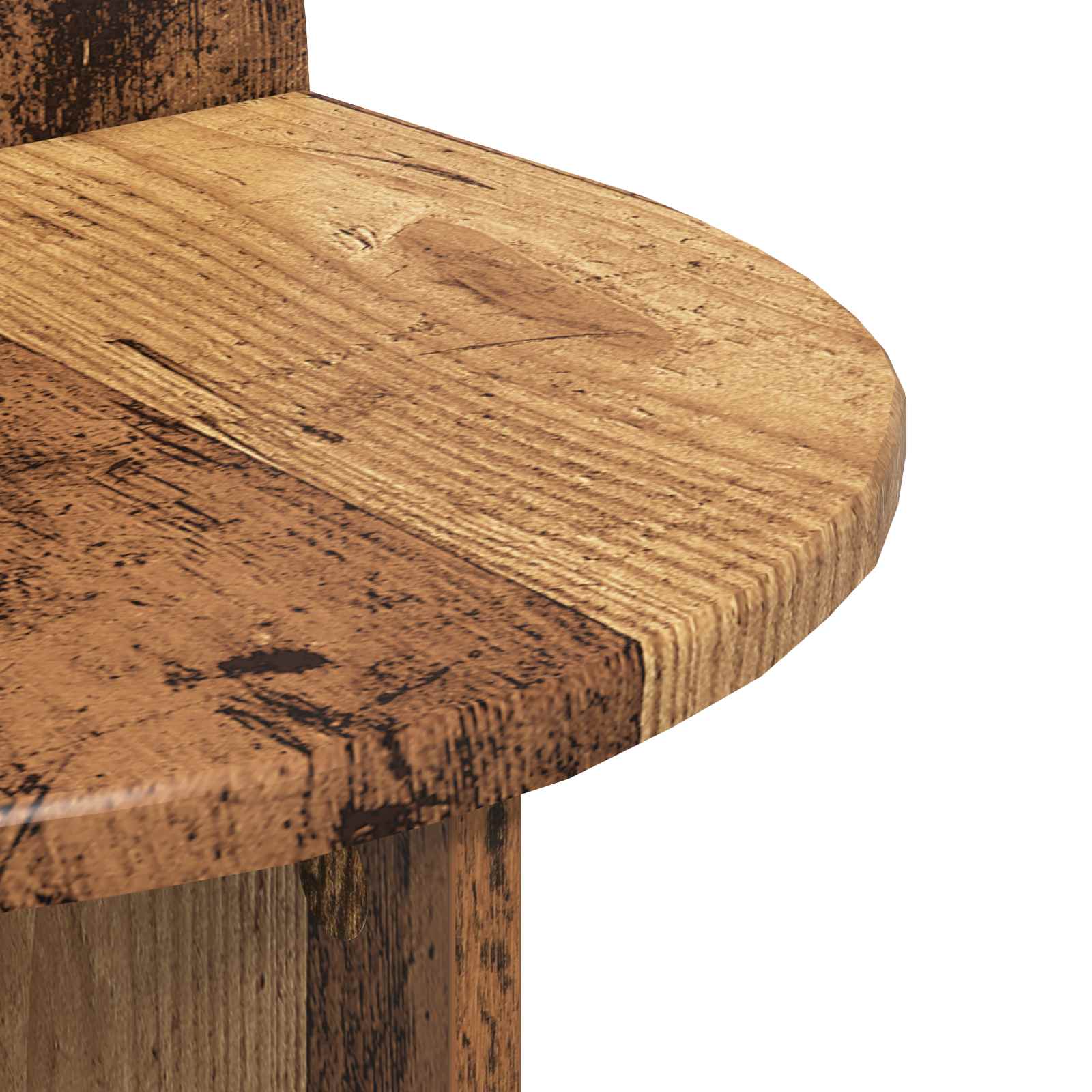 vidaXL Stolik nocny Stare drewno 40 x 35,5 x 45,5 cm