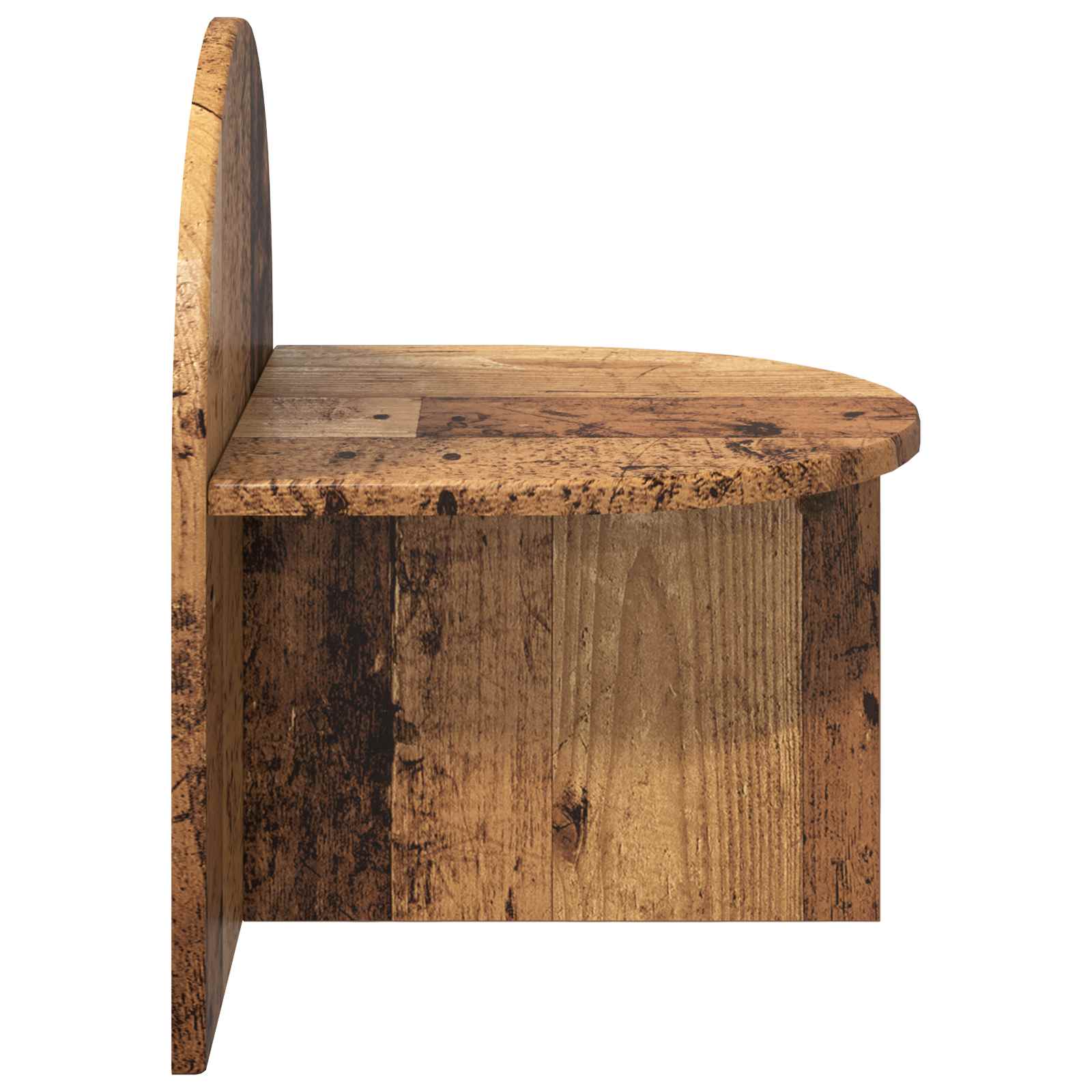 vidaXL Stolik nocny Stare drewno 40 x 35,5 x 45,5 cm
