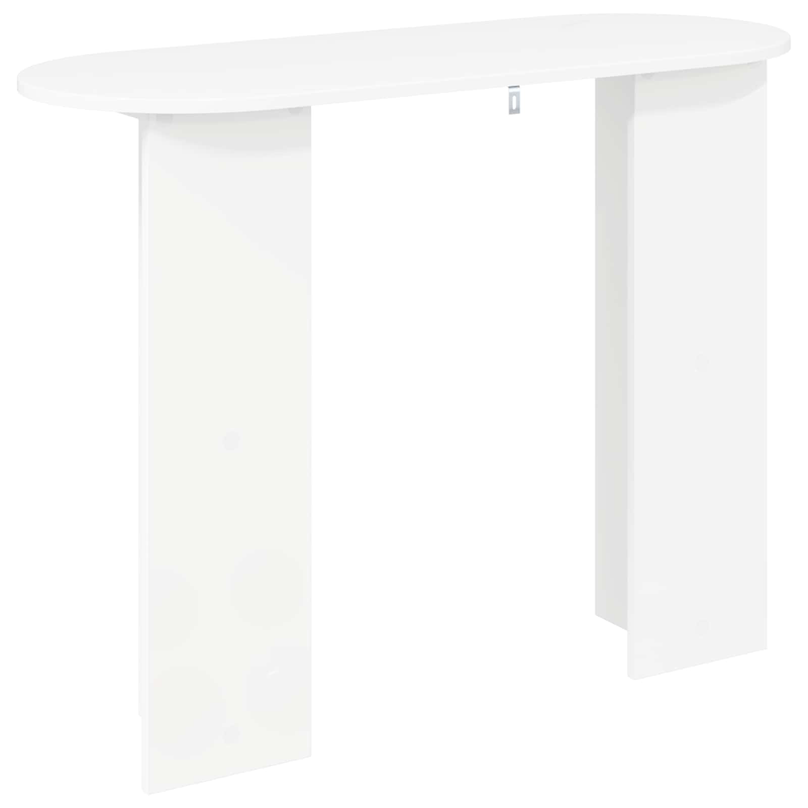 vidaXL Konsola Biały 100 x 39,5 x 75 cm Drewno inżynieryjne