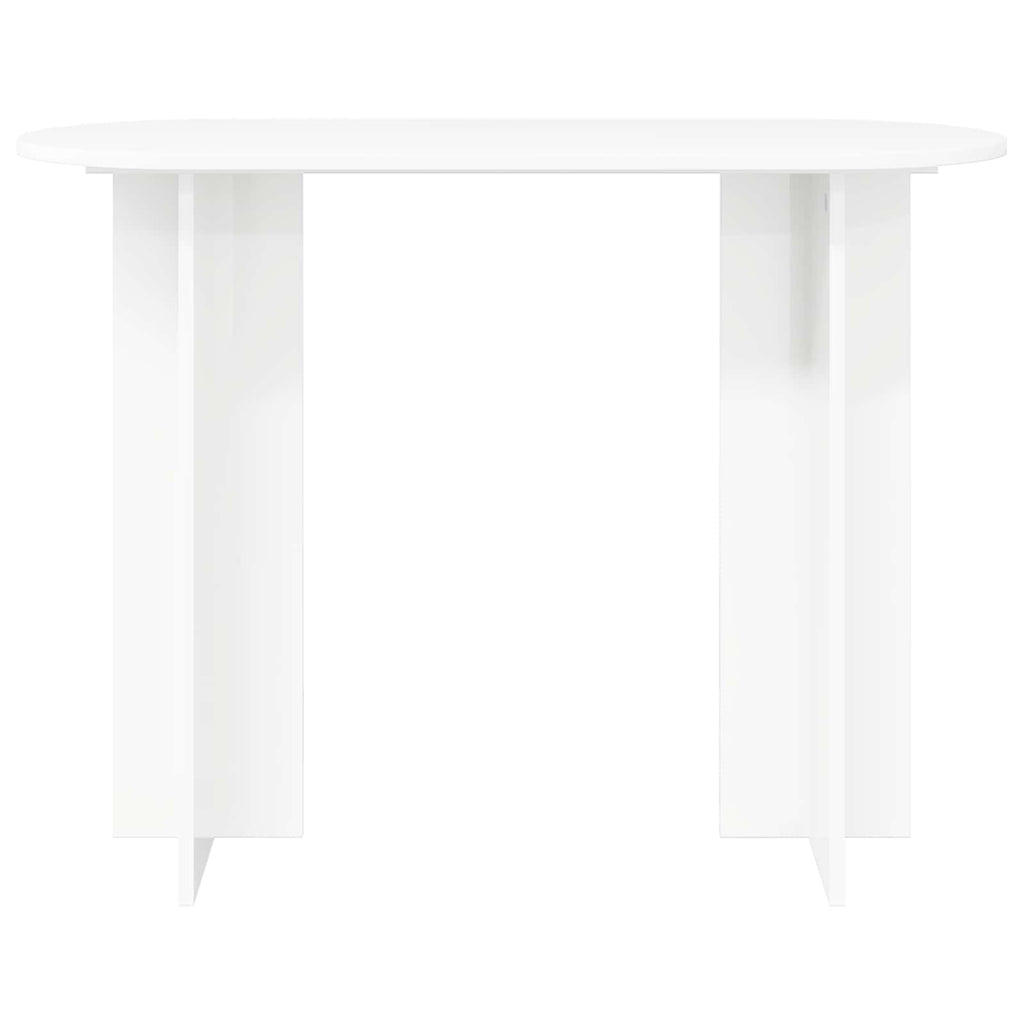 vidaXL Konsola Biały 100 x 39,5 x 75 cm Drewno inżynieryjne