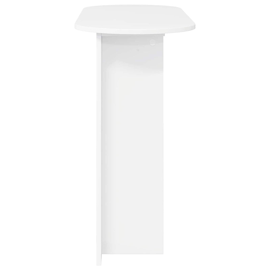 vidaXL Konsola Biały 100 x 39,5 x 75 cm Drewno inżynieryjne