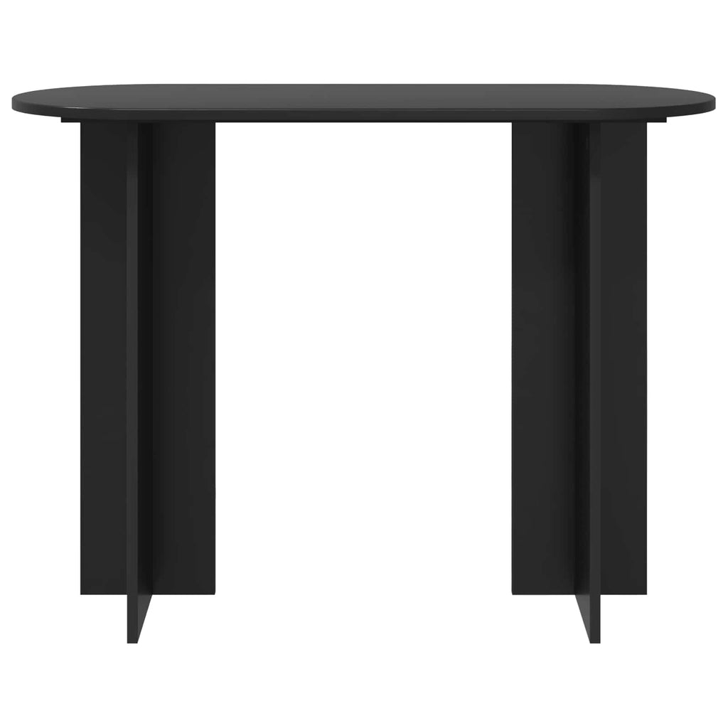 vidaXL Konsola Czarny dąb 100 x 39,5 x 75 cm Drewno inżynieryjne
