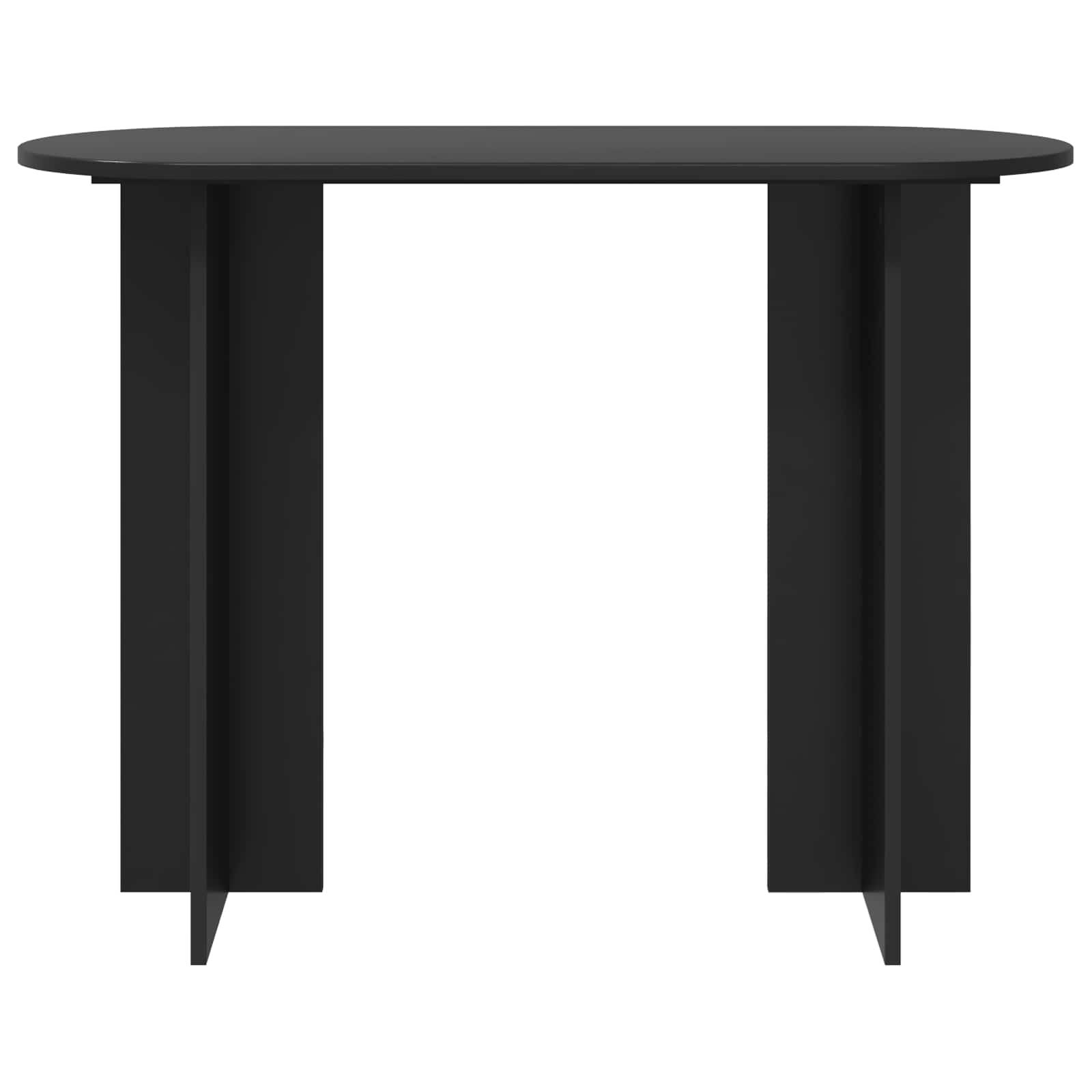 vidaXL Konsola Czarny dąb 100 x 39,5 x 75 cm Drewno inżynieryjne