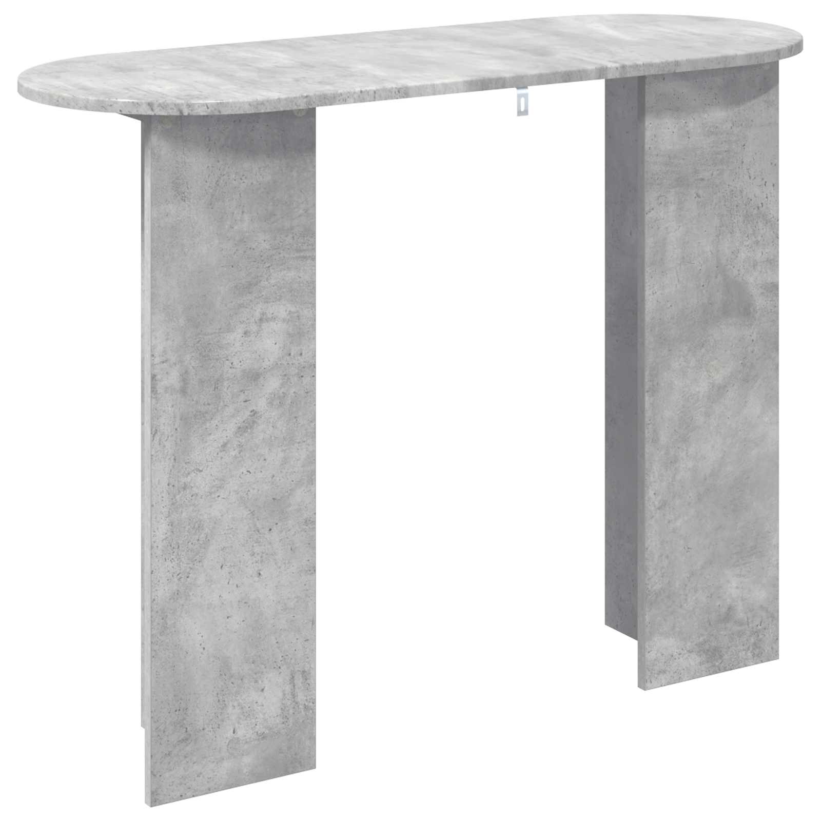 vidaXL Konsola Betonowy szary 100 x 39,5 x 75 cm Drewno inżynieryjne