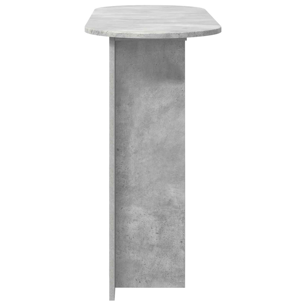 vidaXL Konsola Betonowy szary 100 x 39,5 x 75 cm Drewno inżynieryjne