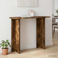 vidaXL Konsola Dąb wędzony 100 x 39,5 x 75 cm Drewno inżynieryjne