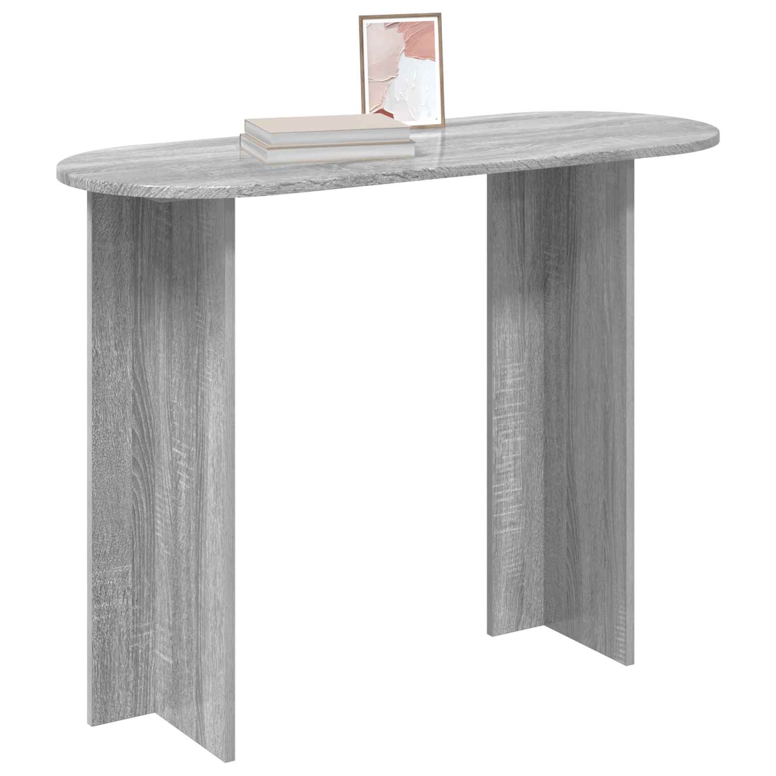 vidaXL Konsola Szary Sonoma 100 x 39,5 x 75 cm Drewno inżynieryjne