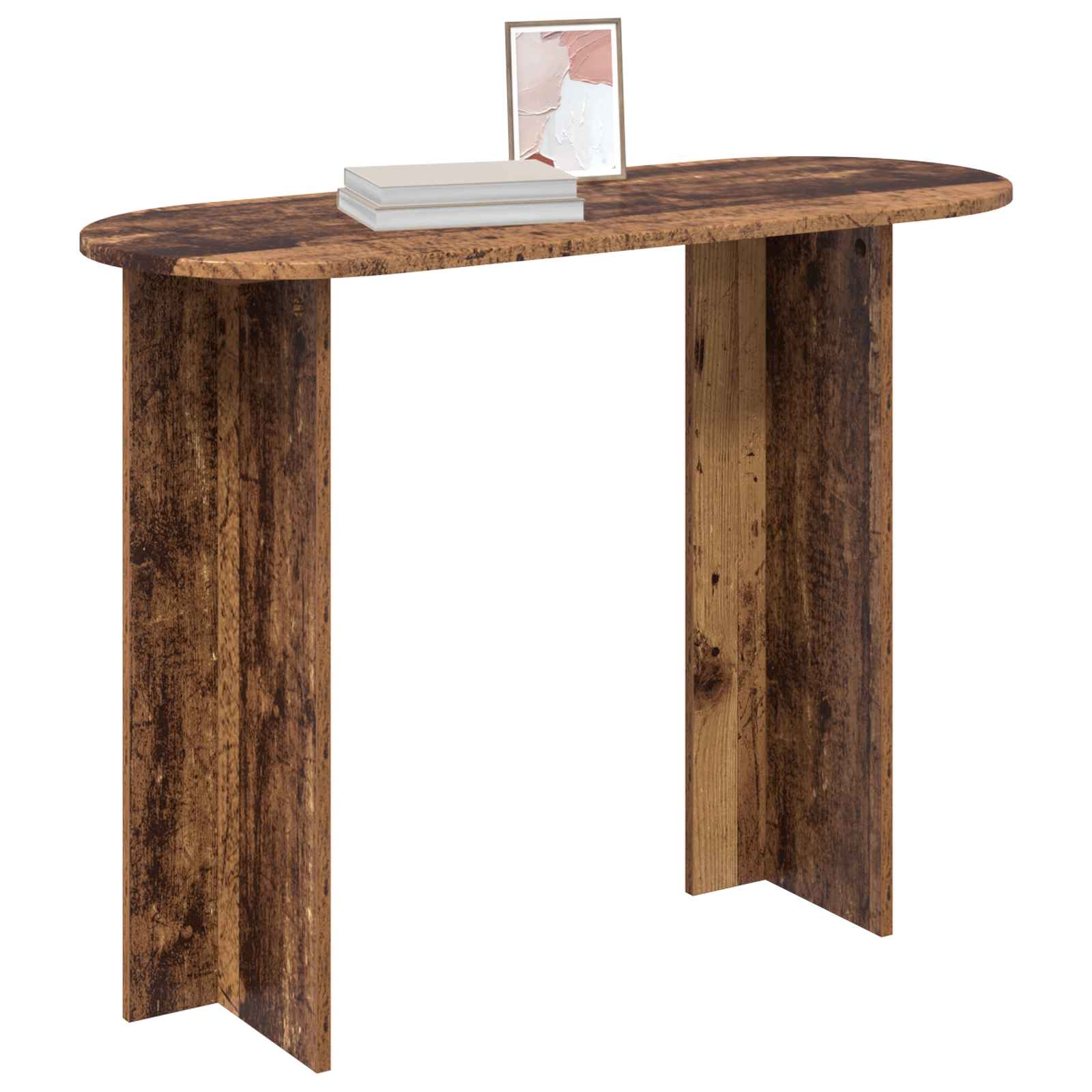 vidaXL Konsola Stare drewno 100 x 39,5 x 75 cm Drewno inżynieryjne