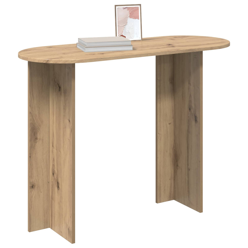 vidaXL Konsola Dąb artisan 100 x 39,5 x 75 cm Drewno inżynieryjne