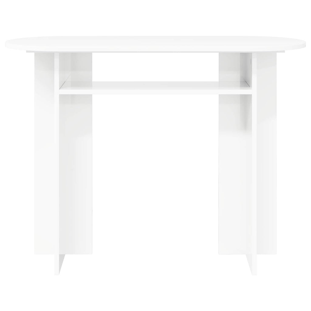 vidaXL Konsola Biały 100 x 39,5 x 75 cm Drewno inżynieryjne