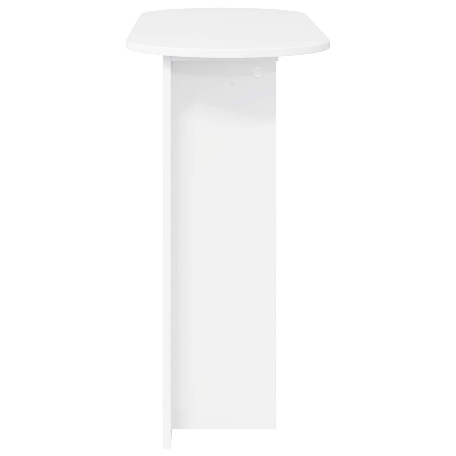 vidaXL Konsola Biały 100 x 39,5 x 75 cm Drewno inżynieryjne