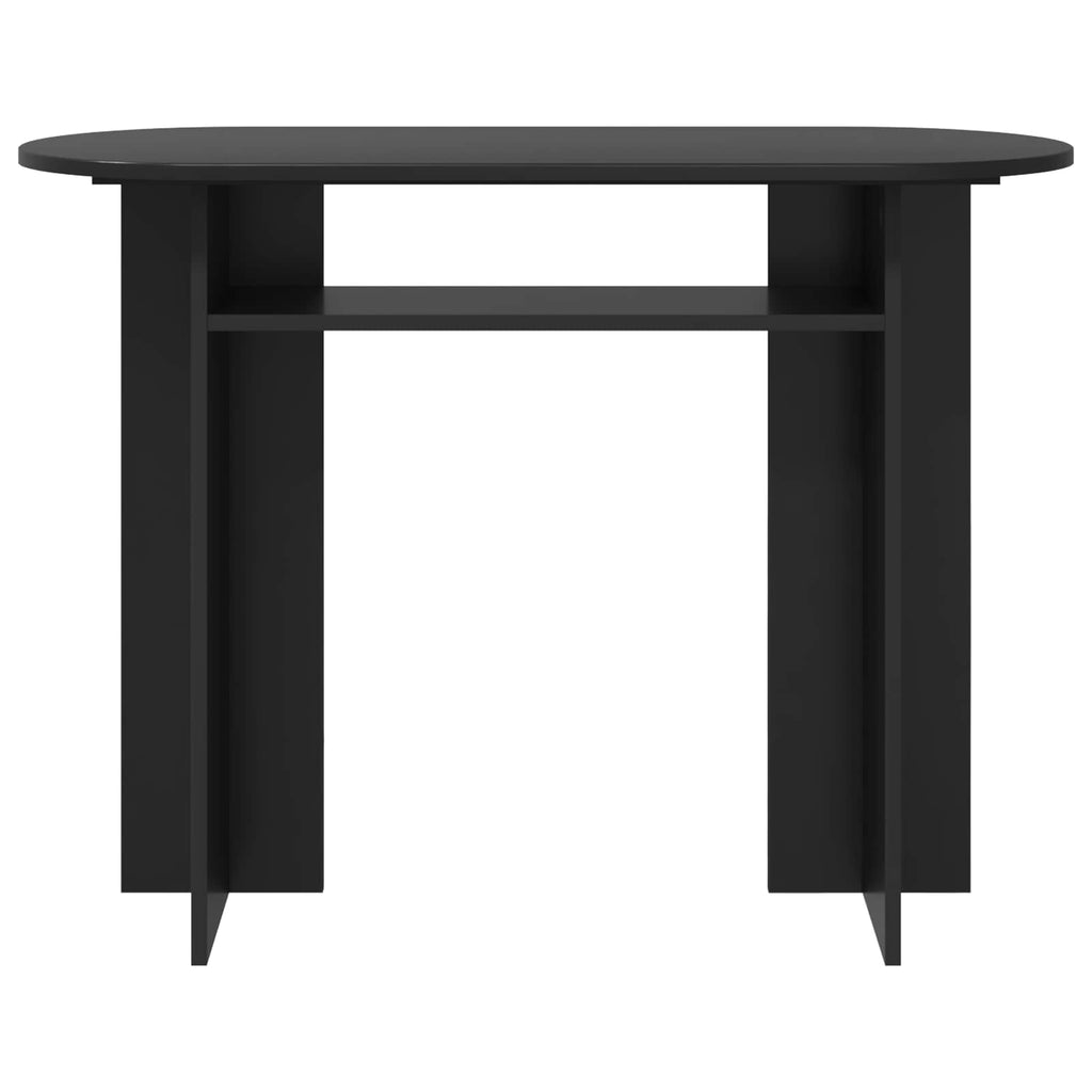 vidaXL Konsola Czarny dąb 100 x 39,5 x 75 cm Drewno inżynieryjne