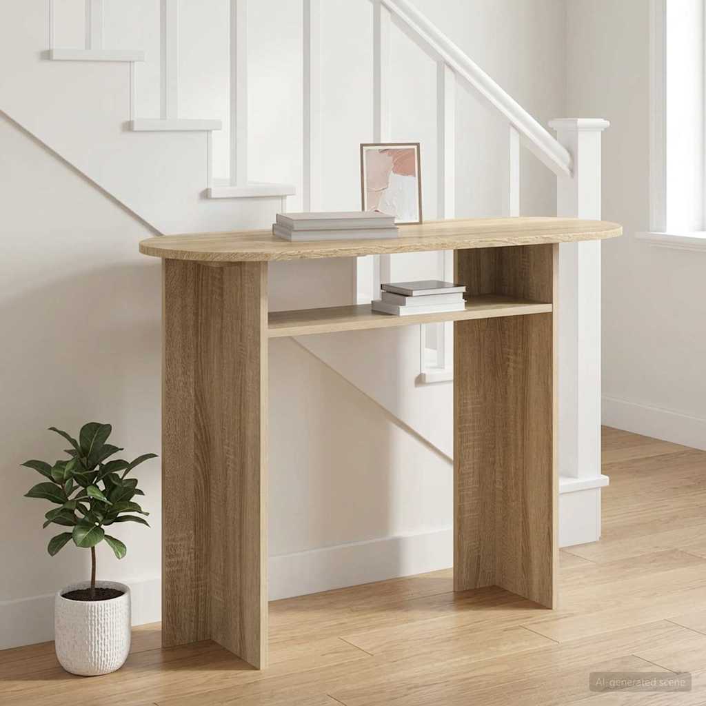 vidaXL Konsola dąb Sonoma 100 x 39,5 x 75 cm Drewno inżynieryjne
