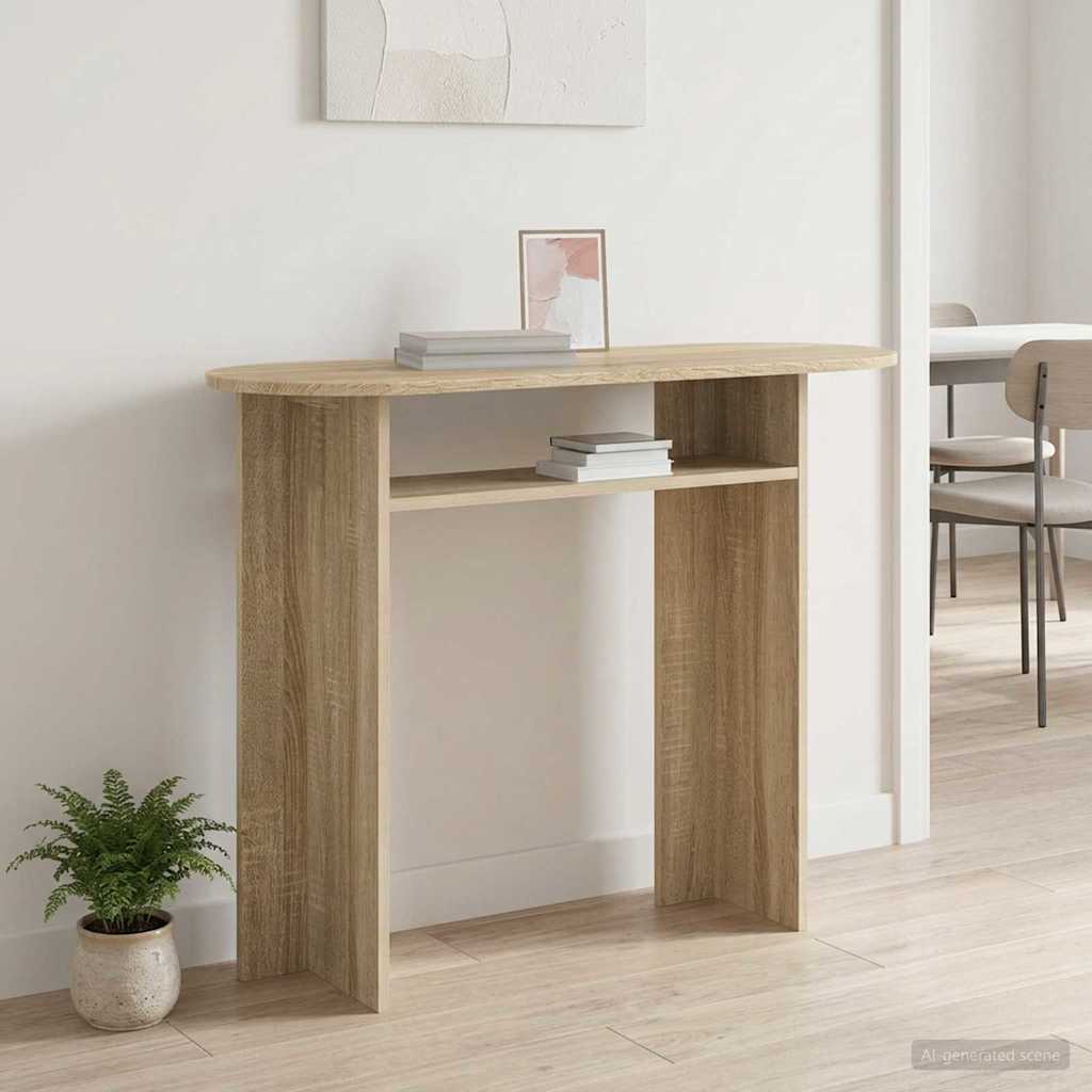 vidaXL Konsola dąb Sonoma 100 x 39,5 x 75 cm Drewno inżynieryjne