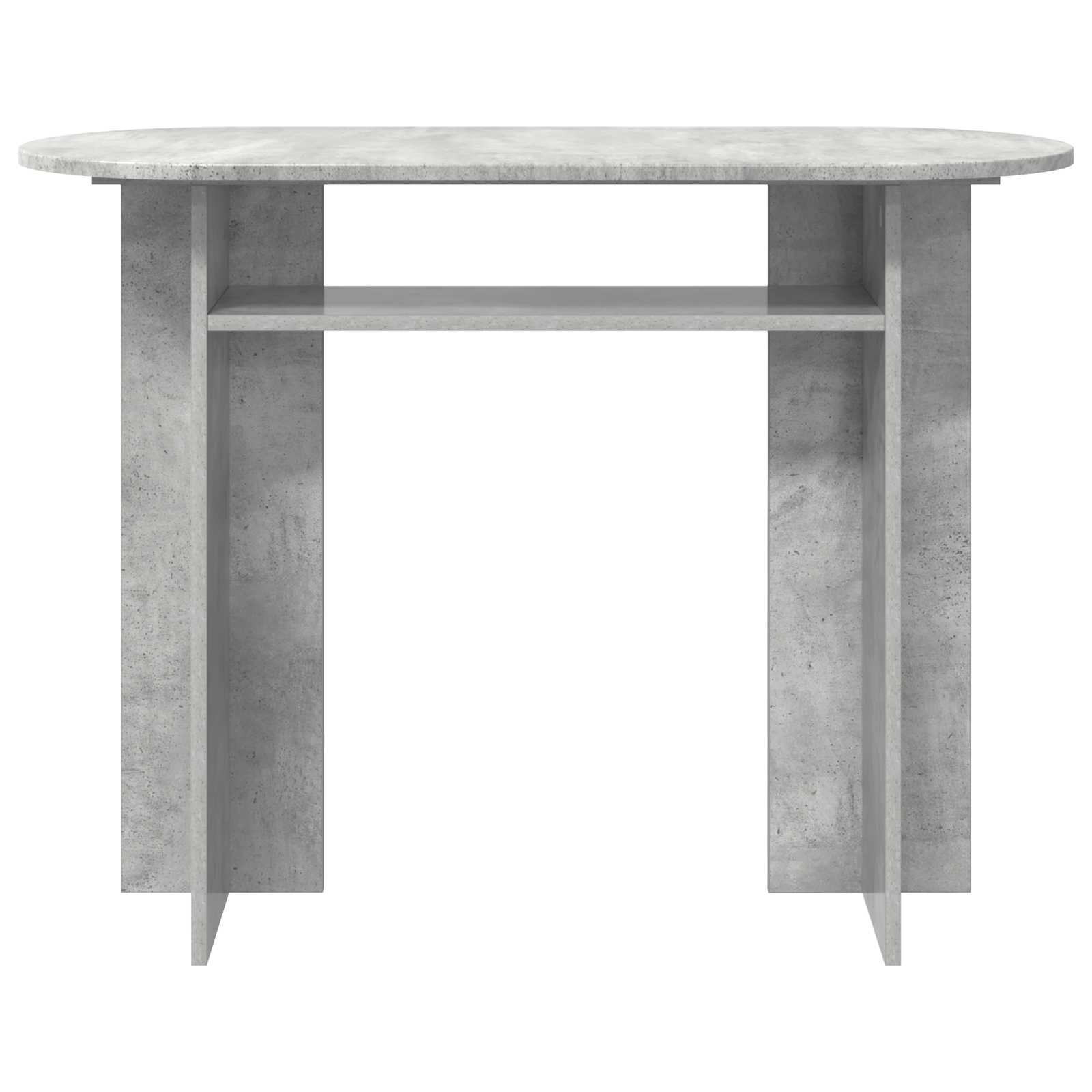 vidaXL Konsola Betonowy szary 100 x 39,5 x 75 cm Drewno inżynieryjne