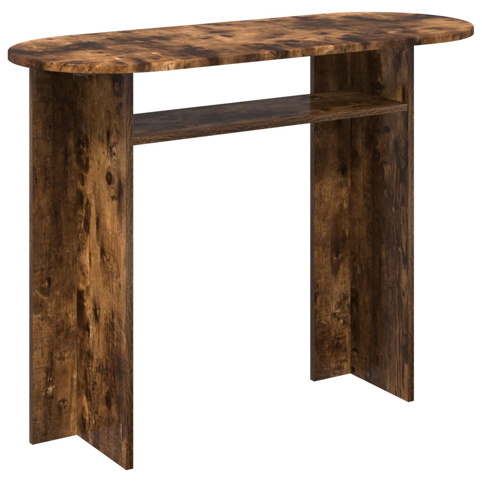 vidaXL Konsola Dąb wędzony 100 x 39,5 x 75 cm Drewno inżynieryjne