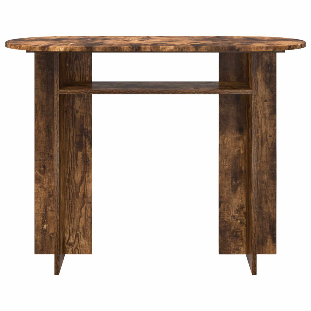 vidaXL Konsola Dąb wędzony 100 x 39,5 x 75 cm Drewno inżynieryjne
