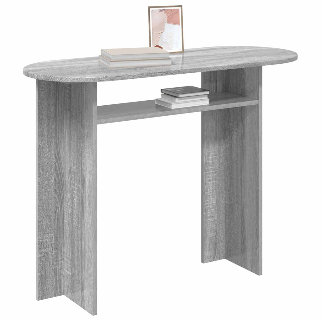 vidaXL Konsola Szary Sonoma 100 x 39,5 x 75 cm Drewno inżynieryjne