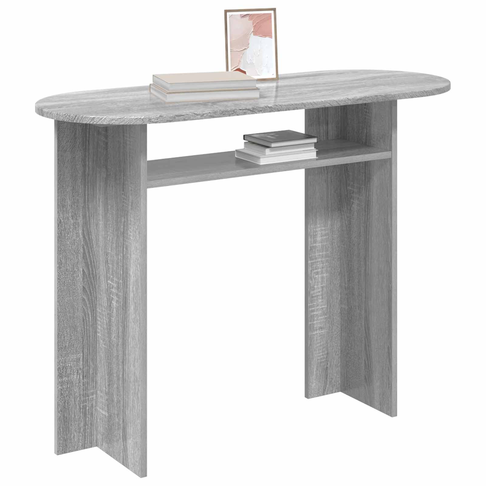 vidaXL Konsola Szary Sonoma 100 x 39,5 x 75 cm Drewno inżynieryjne