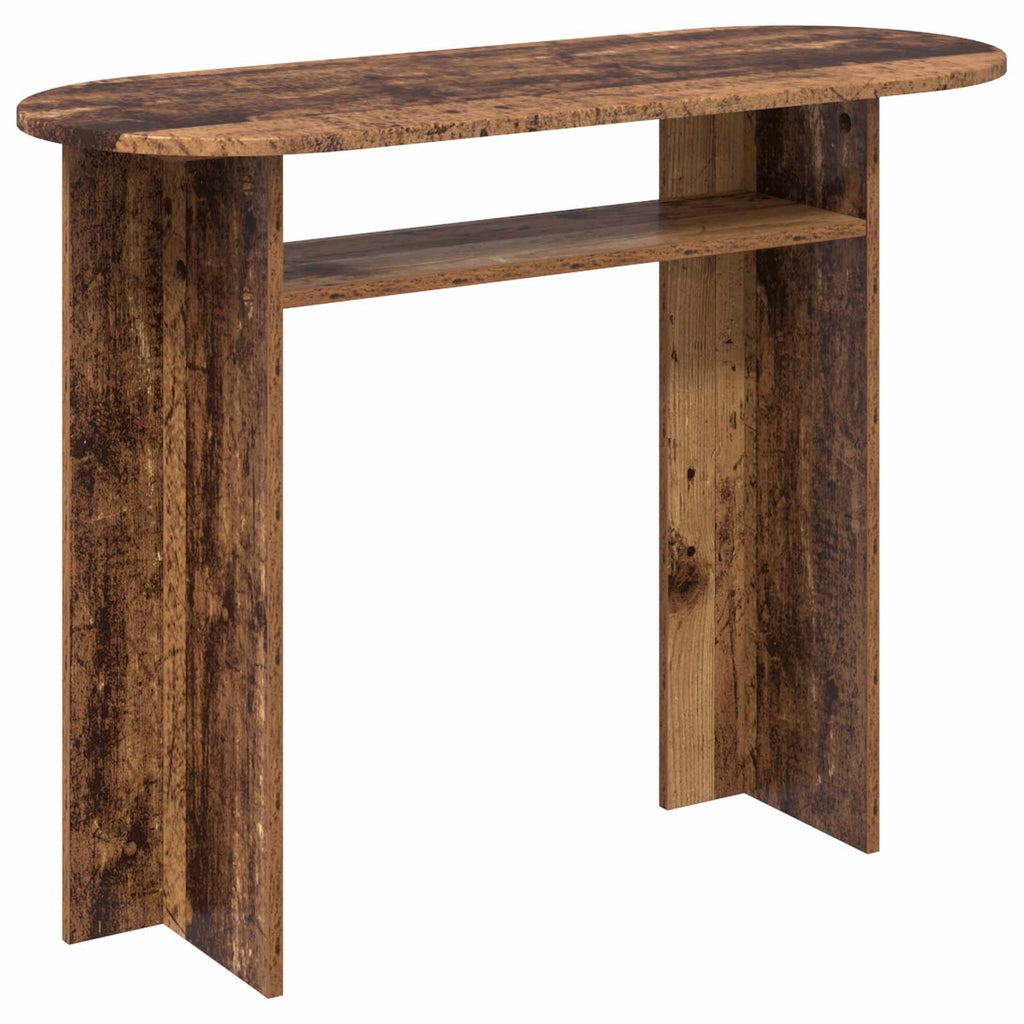vidaXL Konsola Stare drewno 100 x 39,5 x 75 cm Drewno inżynieryjne