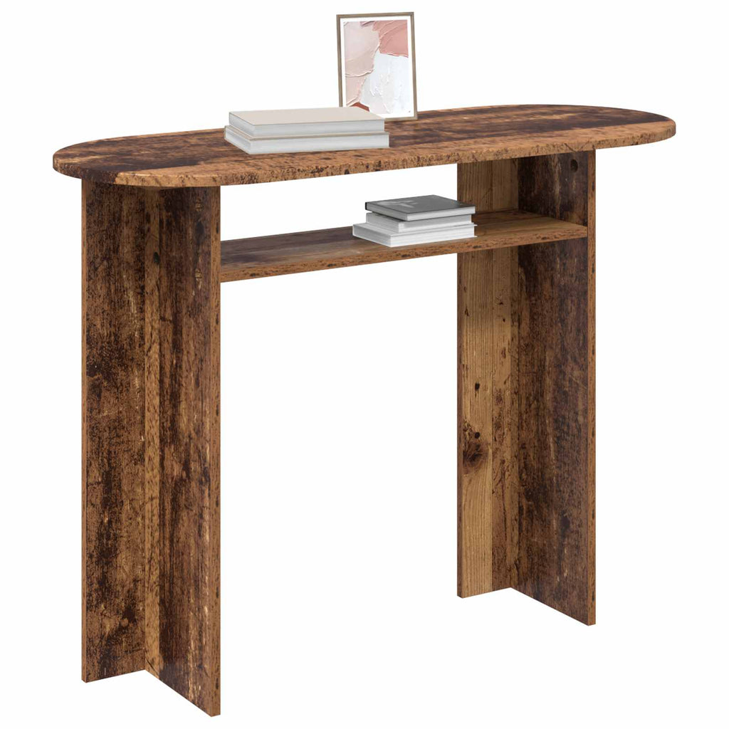 vidaXL Konsola Stare drewno 100 x 39,5 x 75 cm Drewno inżynieryjne