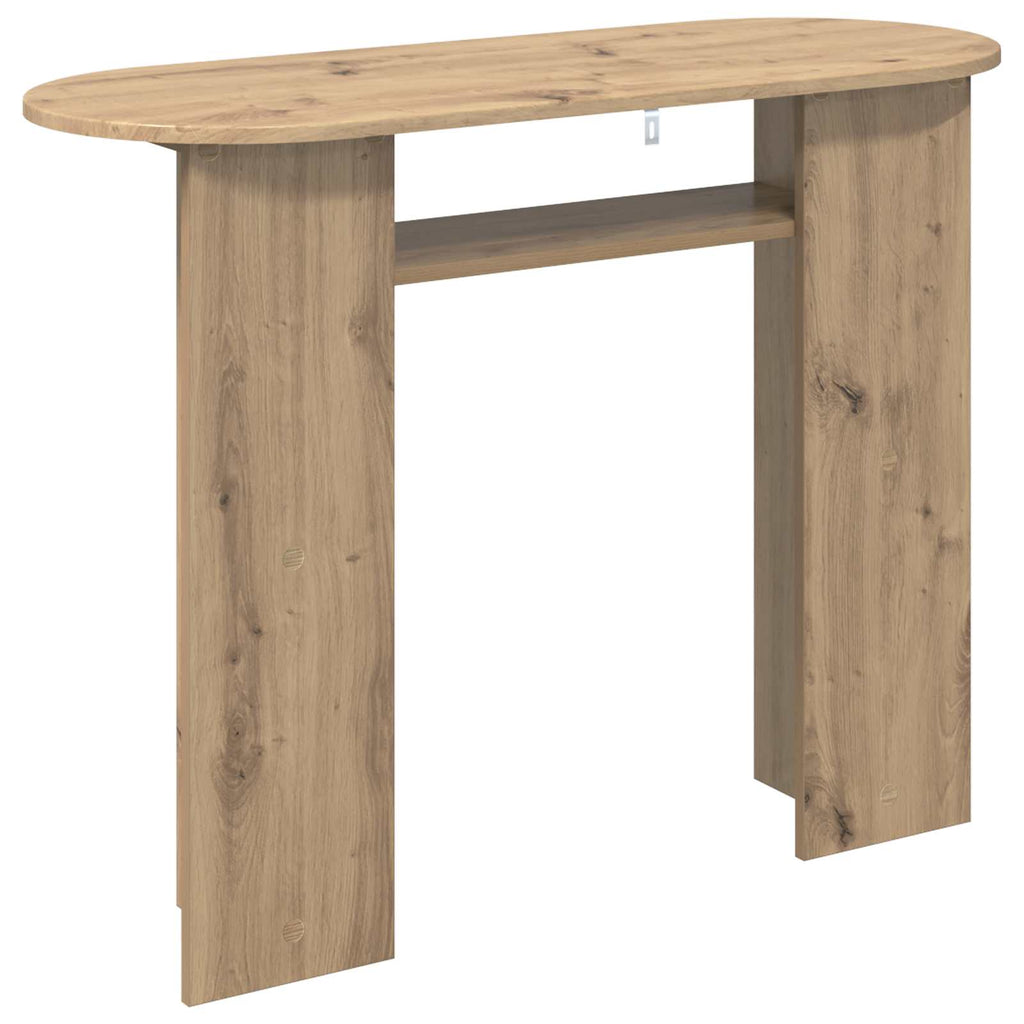 vidaXL Konsola Dąb artisan 100 x 39,5 x 75 cm Drewno inżynieryjne