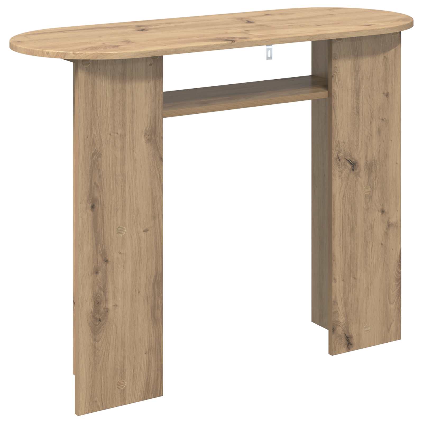 vidaXL Konsola Dąb artisan 100 x 39,5 x 75 cm Drewno inżynieryjne