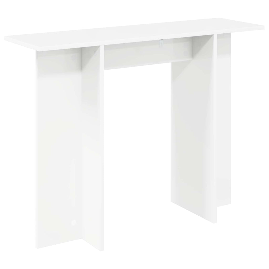 vidaXL Konsola Biały 100 x 30 x 75 cm Drewno inżynieryjne