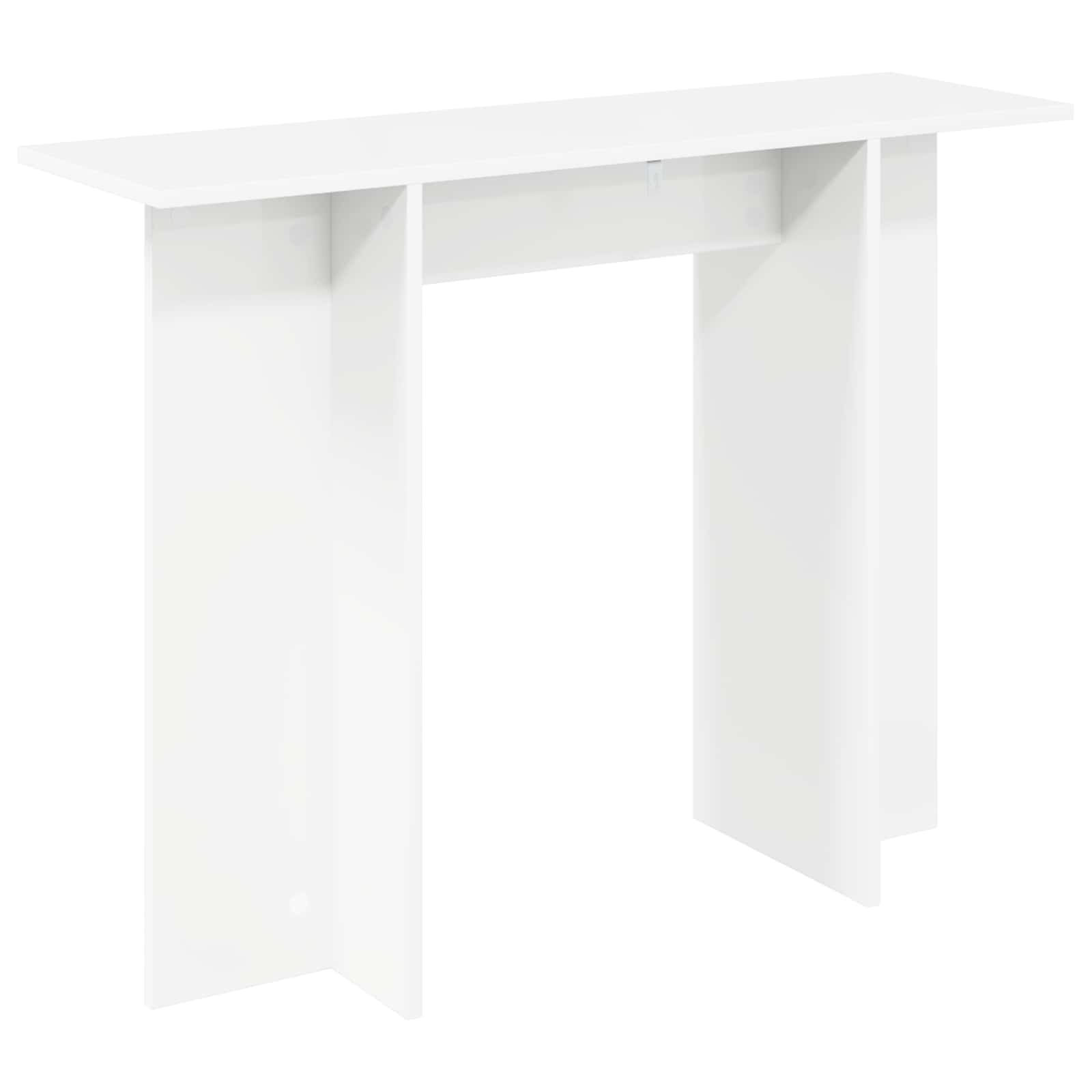 vidaXL Konsola Biały 100 x 30 x 75 cm Drewno inżynieryjne