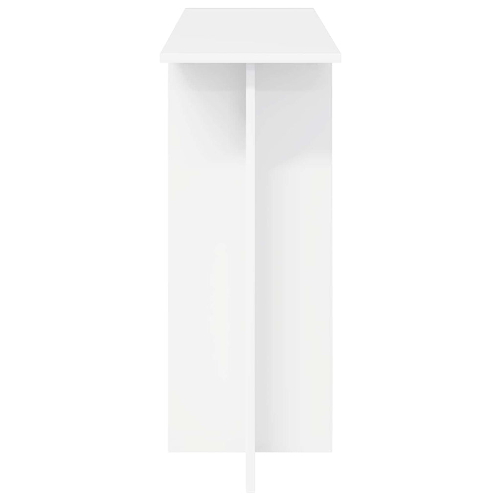 vidaXL Konsola Biały 100 x 30 x 75 cm Drewno inżynieryjne