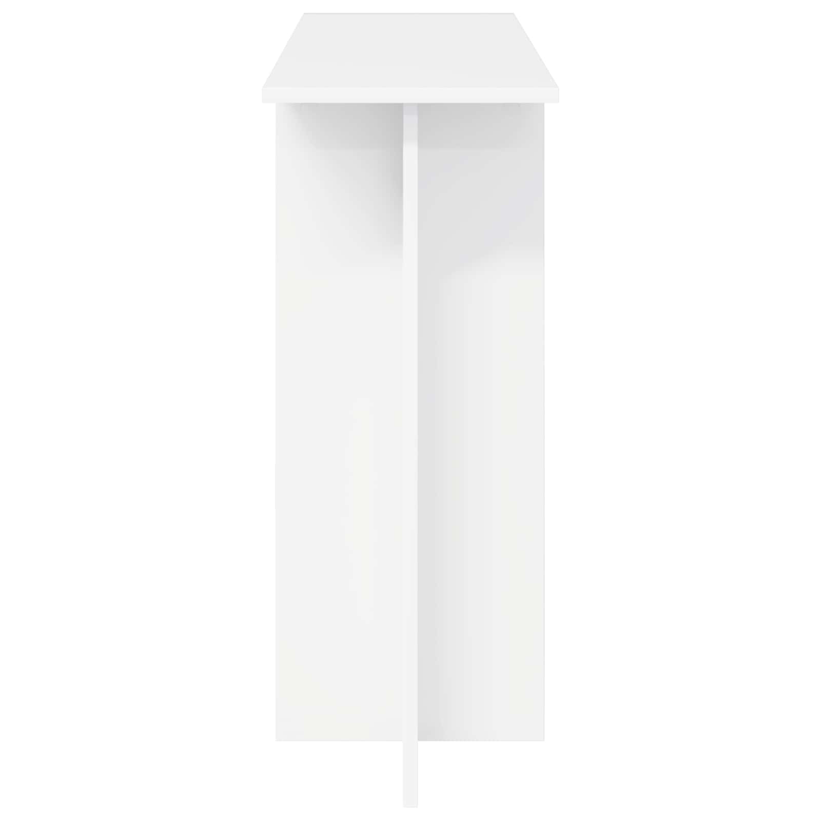 vidaXL Konsola Biały 100 x 30 x 75 cm Drewno inżynieryjne