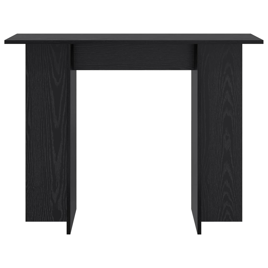 vidaXL Konsola Czarny dąb 100 x 30 x 75 cm Drewno inżynieryjne