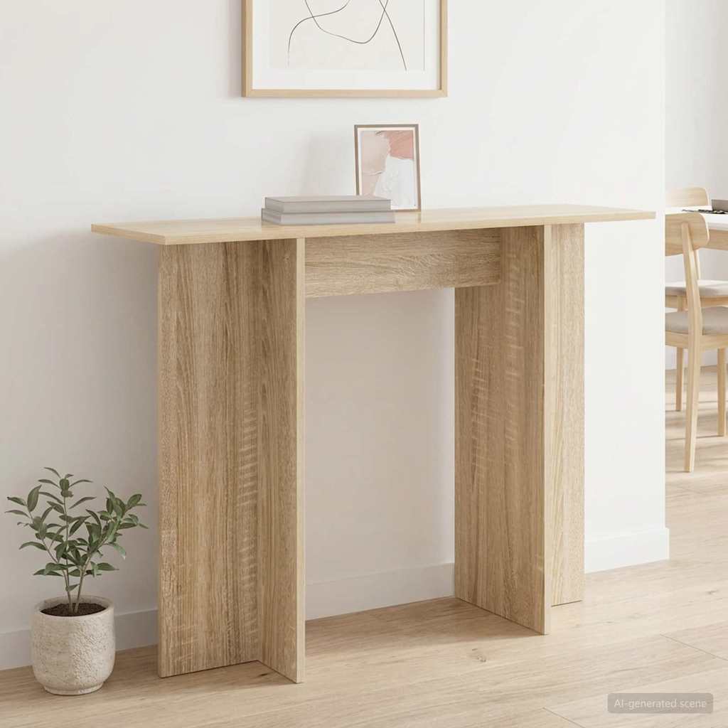 vidaXL Konsola dąb Sonoma 100 x 30 x 75 cm Drewno inżynieryjne