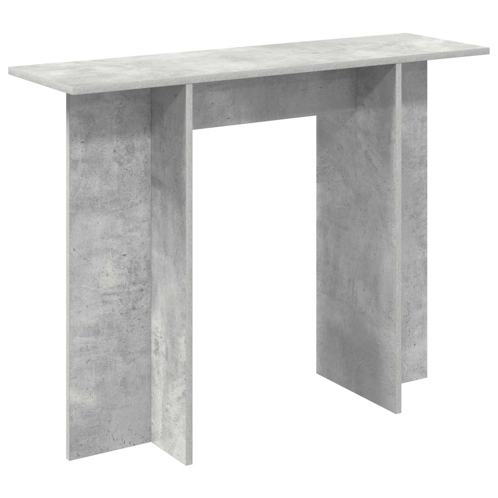 vidaXL Konsola Betonowy szary 100 x 30 x 75 cm Drewno inżynieryjne