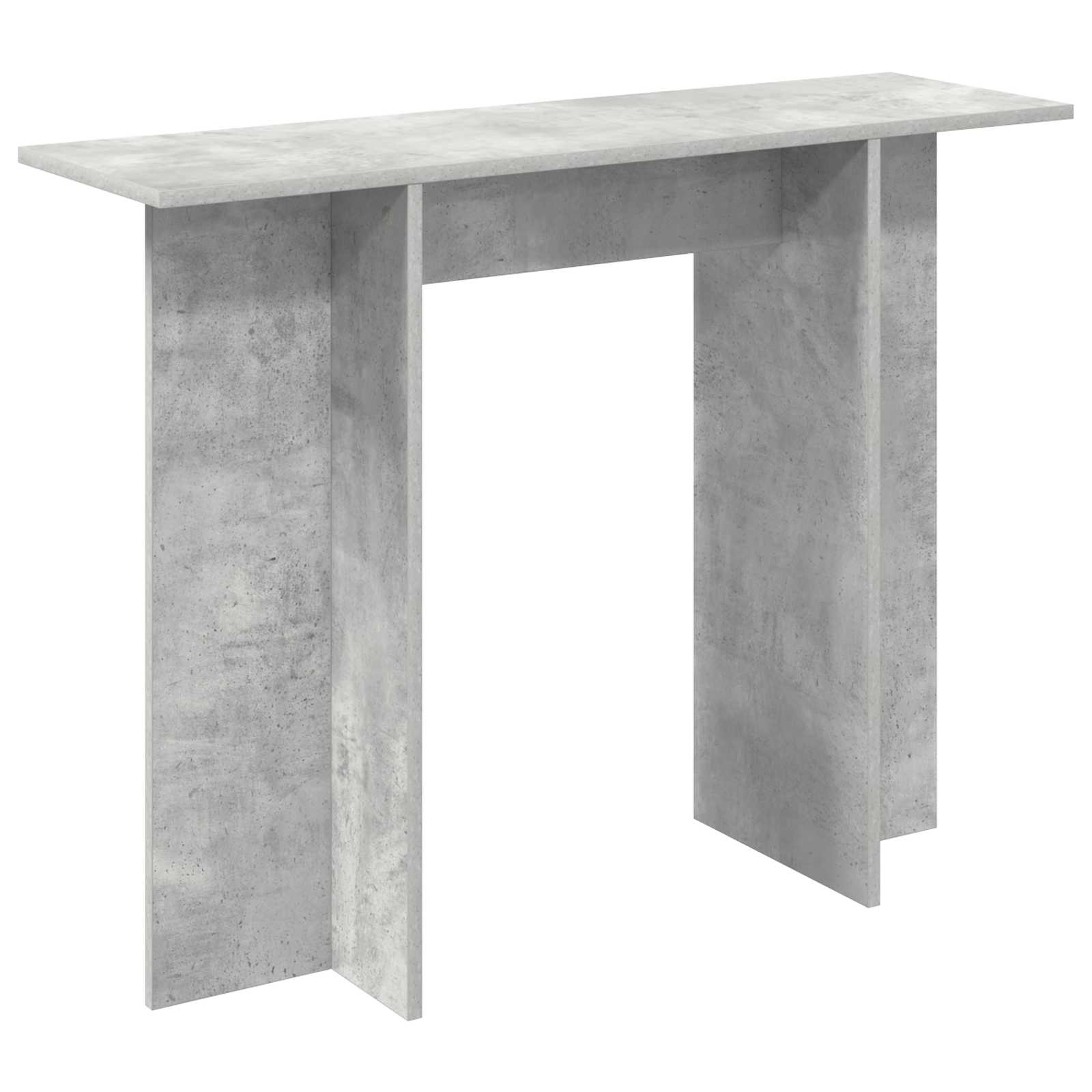 vidaXL Konsola Betonowy szary 100 x 30 x 75 cm Drewno inżynieryjne