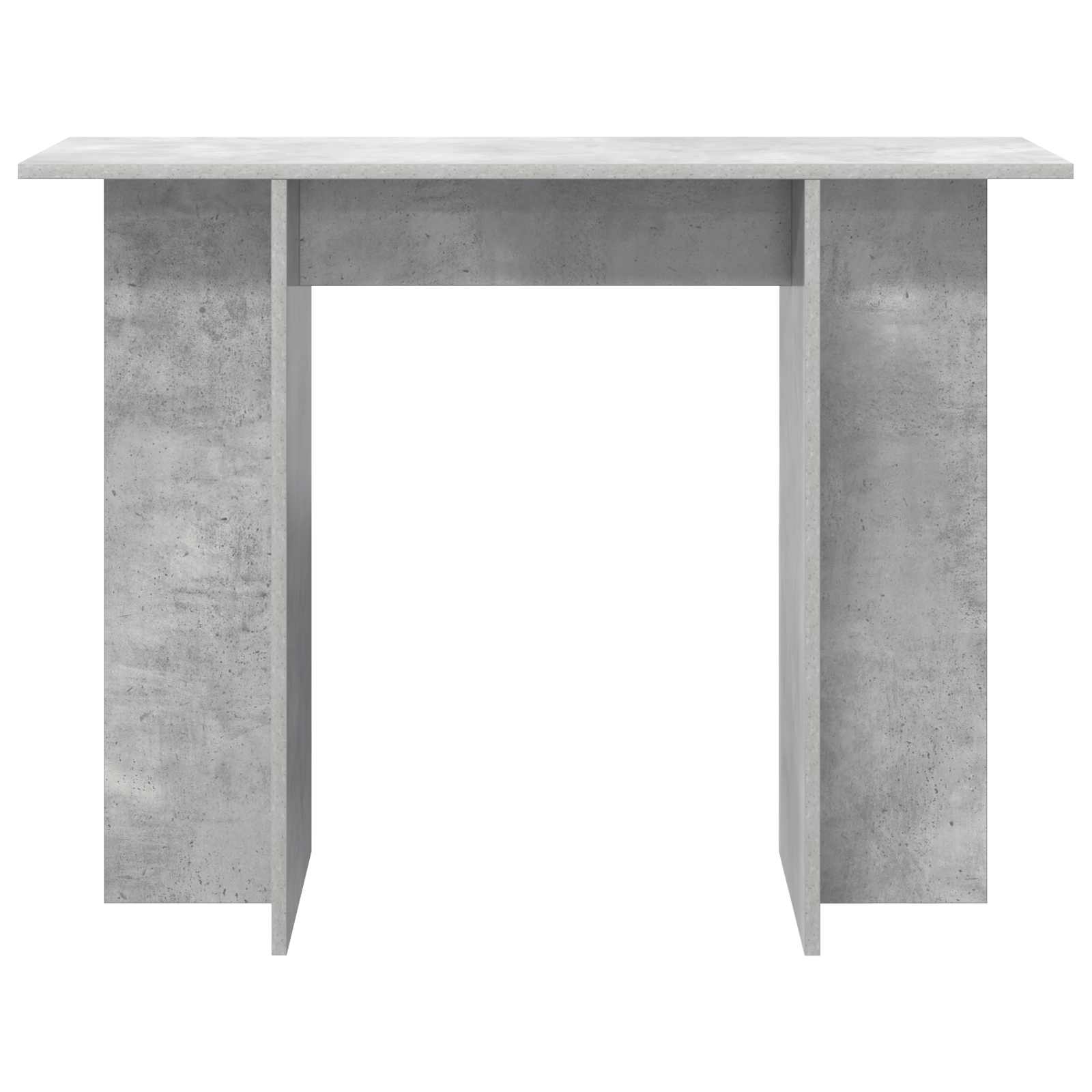 vidaXL Konsola Betonowy szary 100 x 30 x 75 cm Drewno inżynieryjne