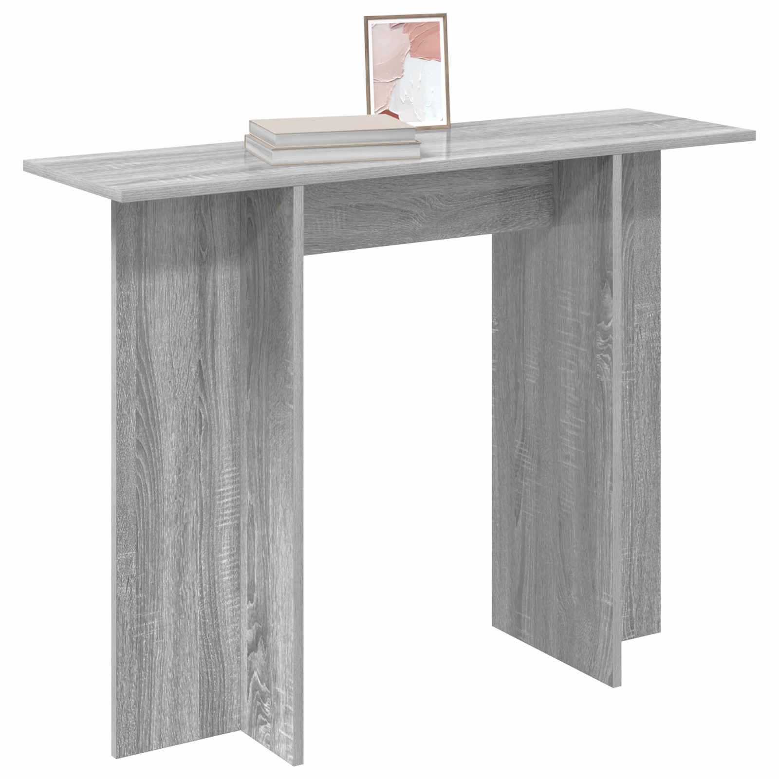 vidaXL Konsola Szary Sonoma 100 x 30 x 75 cm Drewno inżynieryjne