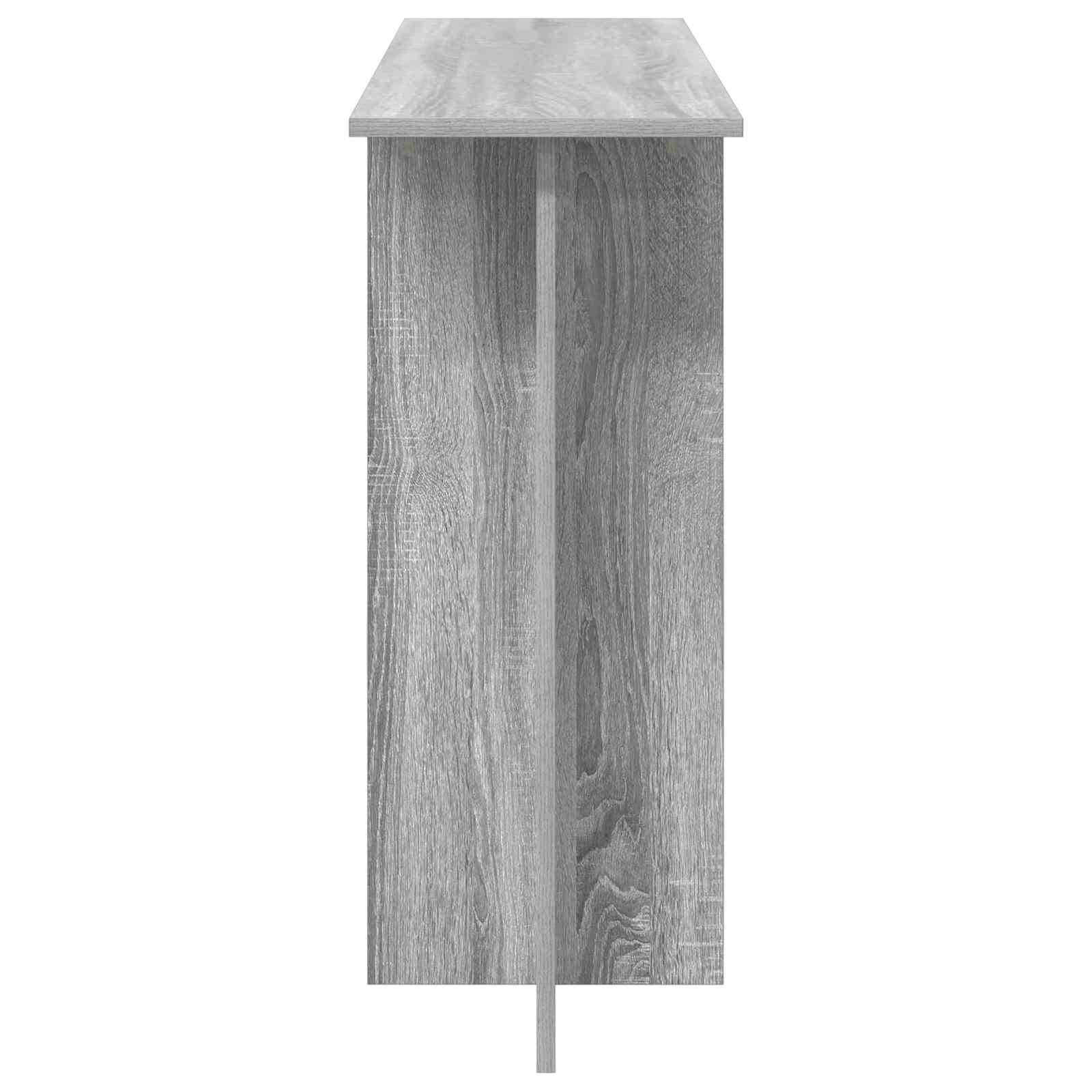 vidaXL Konsola Szary Sonoma 100 x 30 x 75 cm Drewno inżynieryjne