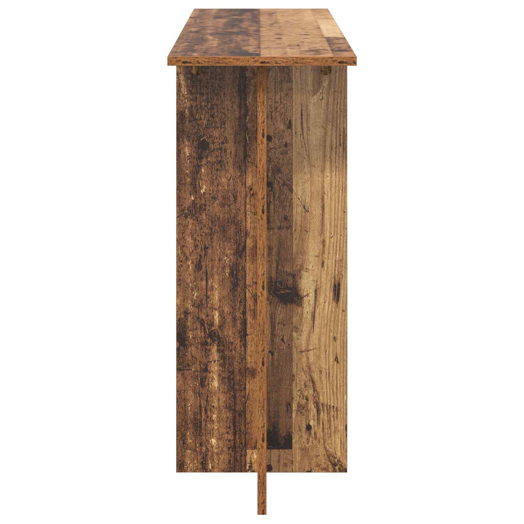 vidaXL Konsola Stare drewno 100 x 30 x 75 cm Drewno inżynieryjne
