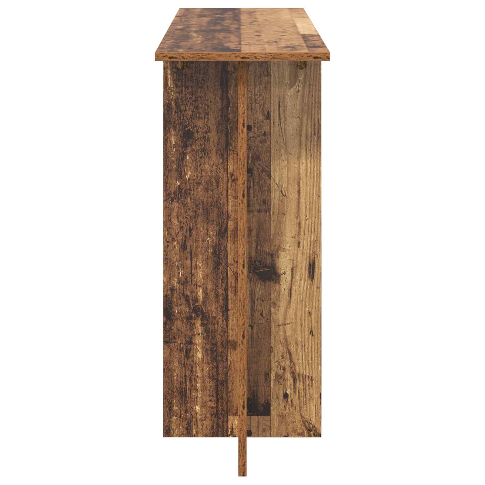 vidaXL Konsola Stare drewno 100 x 30 x 75 cm Drewno inżynieryjne