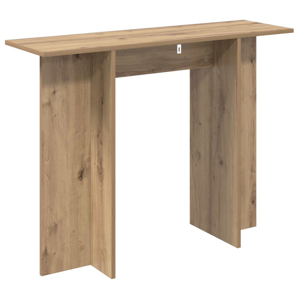 vidaXL Konsola Dąb artisan 100 x 30 x 75 cm Drewno inżynieryjne