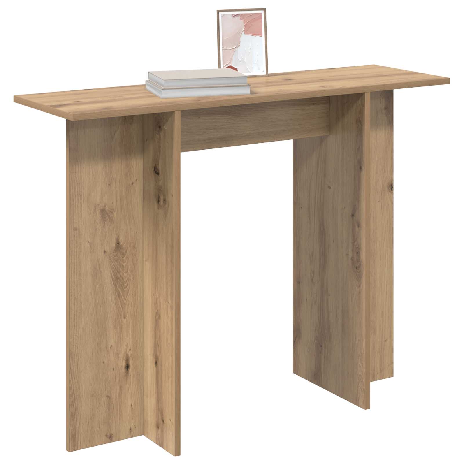 vidaXL Konsola Dąb artisan 100 x 30 x 75 cm Drewno inżynieryjne