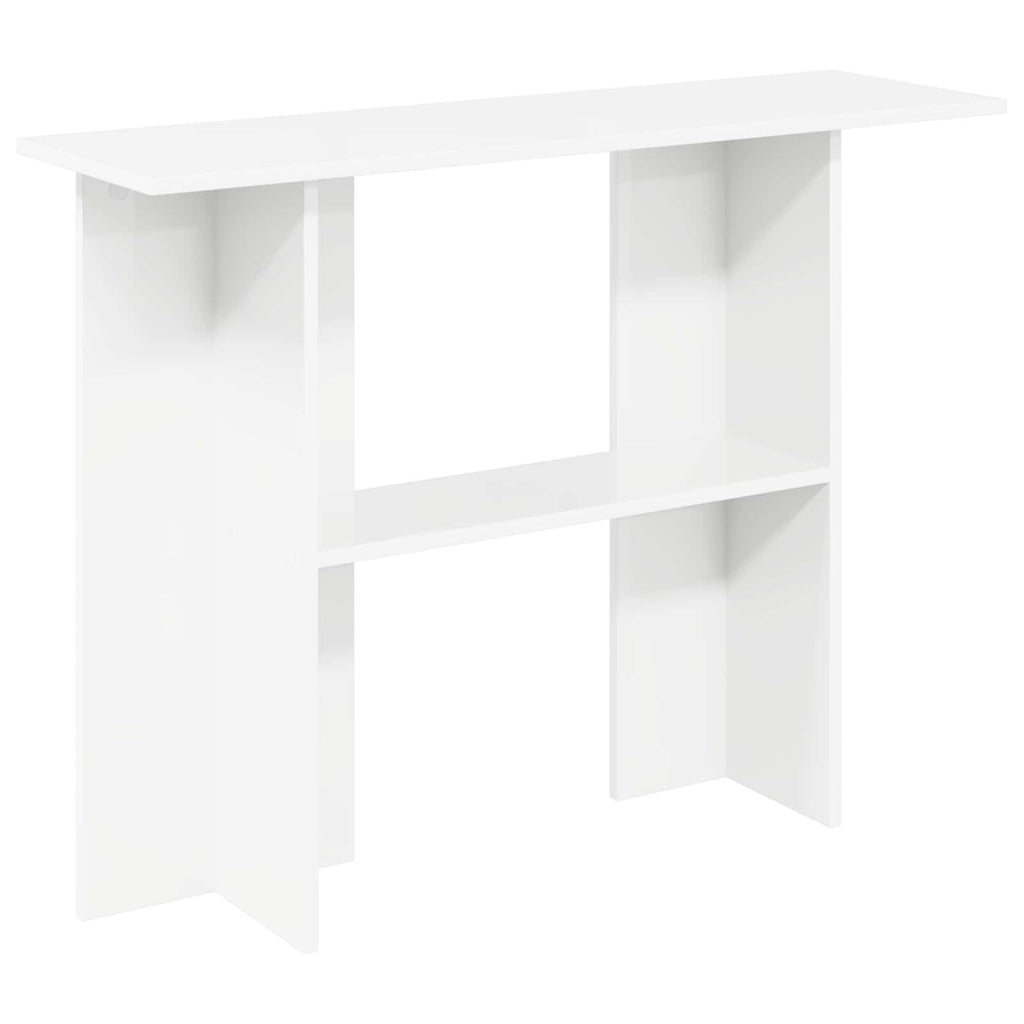 vidaXL Konsola Biały 100 x 30 x 75 cm Drewno inżynieryjne