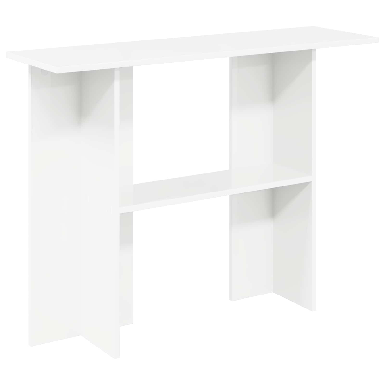 vidaXL Konsola Biały 100 x 30 x 75 cm Drewno inżynieryjne
