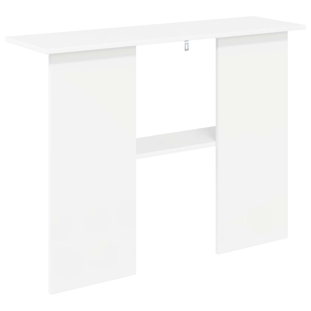 vidaXL Konsola Biały 100 x 30 x 75 cm Drewno inżynieryjne