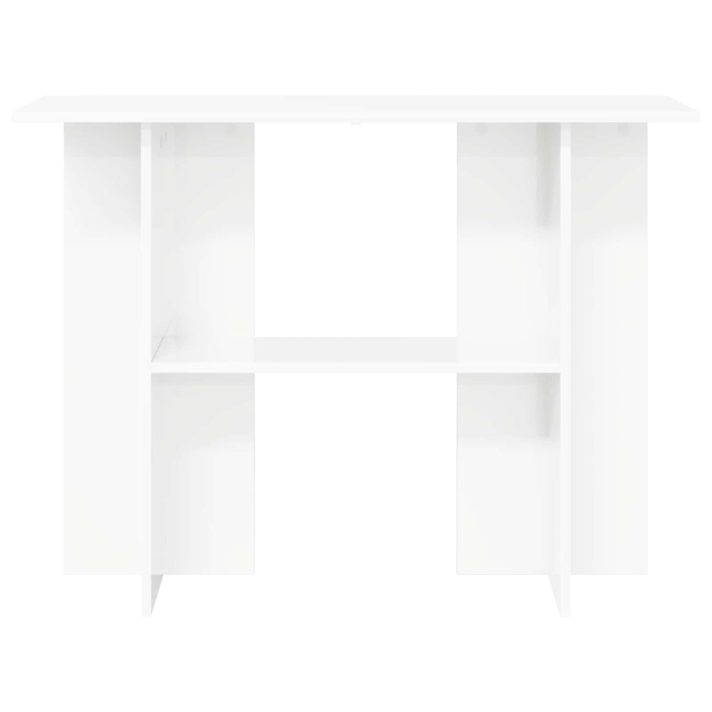 vidaXL Konsola Biały 100 x 30 x 75 cm Drewno inżynieryjne