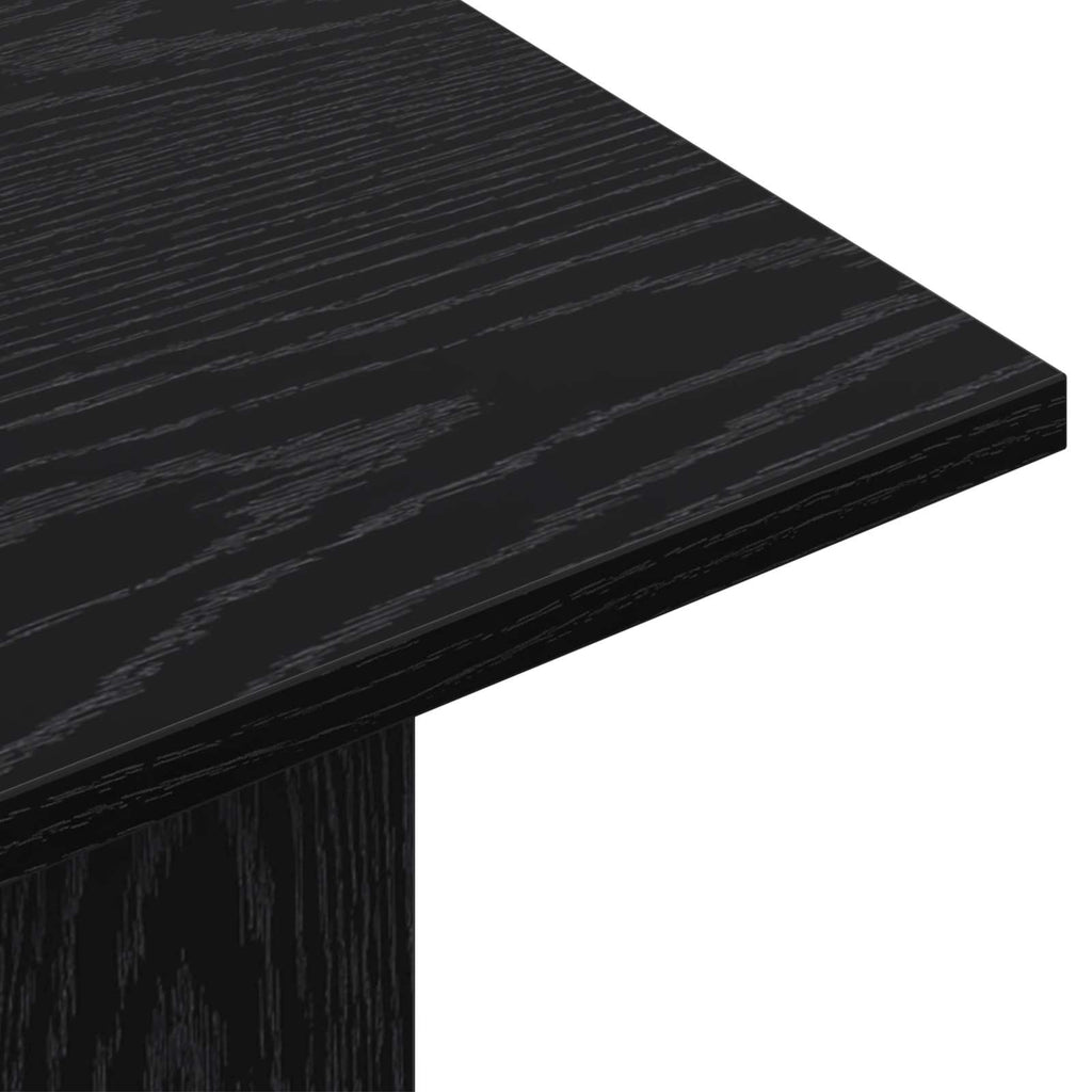 vidaXL Konsola Czarny dąb 100 x 30 x 75 cm Drewno inżynieryjne