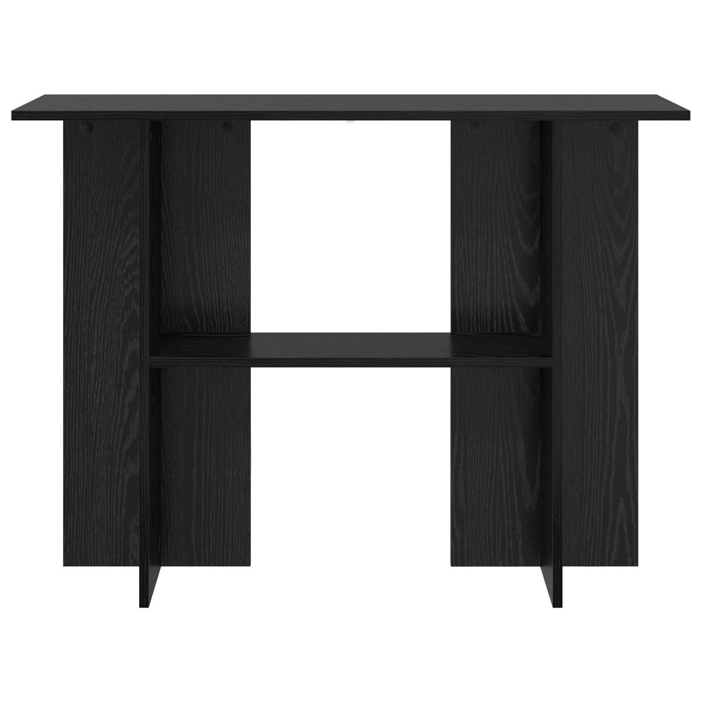 vidaXL Konsola Czarny dąb 100 x 30 x 75 cm Drewno inżynieryjne
