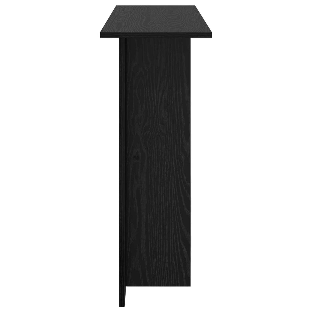 vidaXL Konsola Czarny dąb 100 x 30 x 75 cm Drewno inżynieryjne